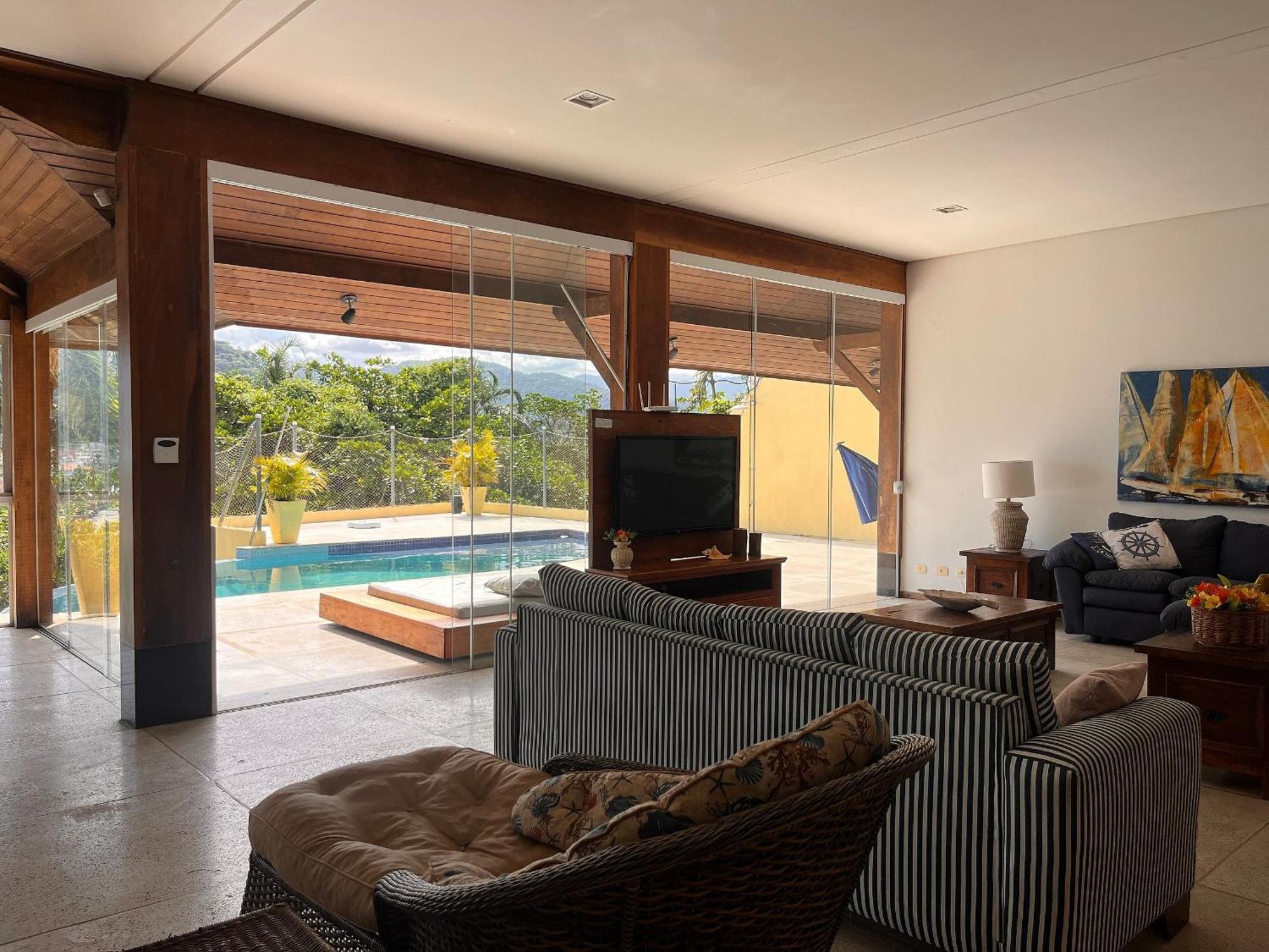Refugio Confortavel Com Piscina De Borda Infinita E Vista Incrivel Da Grande * Ubatuba